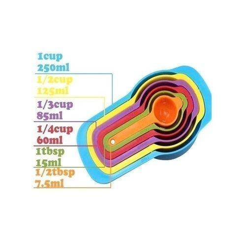 Rainbow Measuring Cup Set - Multi-Colour
