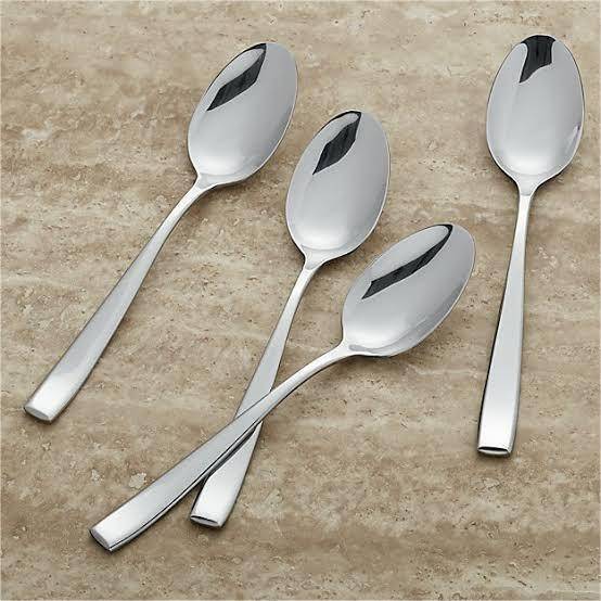 6pcs Stainless Steel Curry Spoon - S