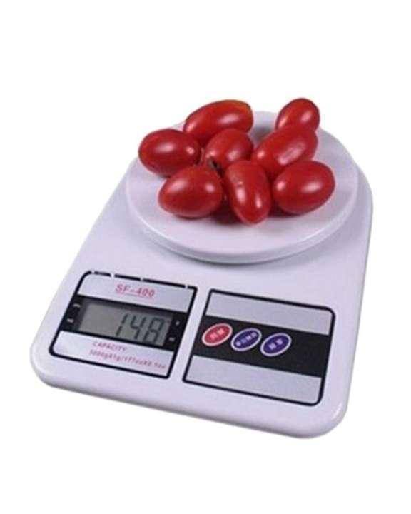 Kitchen Digital Weight Scale 5KG- White, 2 image
