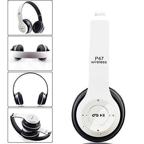P47 - Wireless Bluetooth Headphone - White, 3 image