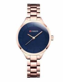 CURREN 9015 Stainless Steel Analog  Women's Watch - Rose Gold, 5 image