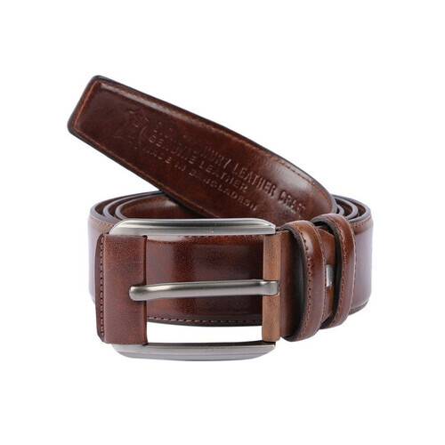 Brown Leather Formal Belt for Men