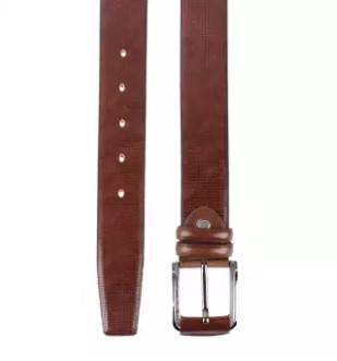 Brown Leather Formal Belt for Men, 2 image