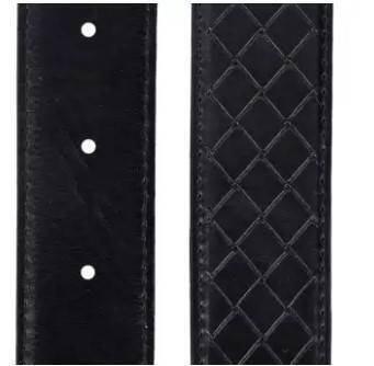 Black Leather Formal Belt for Men, 2 image