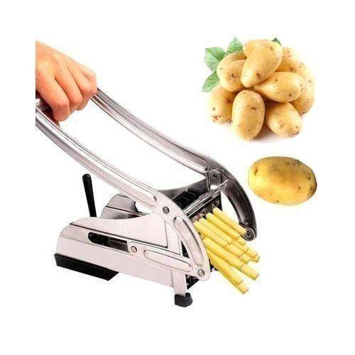 Stainless Steel French Fry Cutter - Silver