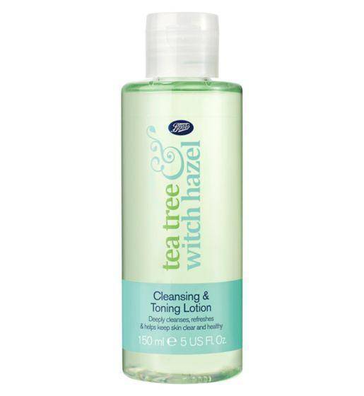 Boots Tea Tree Witch Hazel Cleansing & Toning Lotion 150 ml