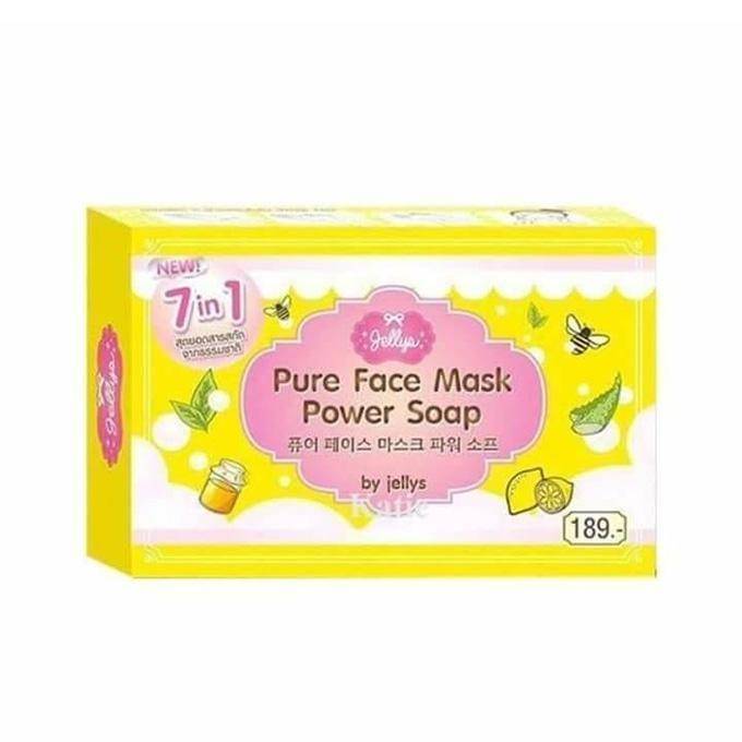 7 in 1 Pure Face Mask Power Soap - 80gm