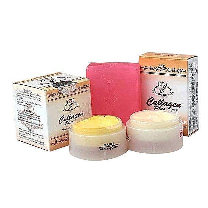 Collagen Plus Whitening Vit E Cream - Soap Full Set