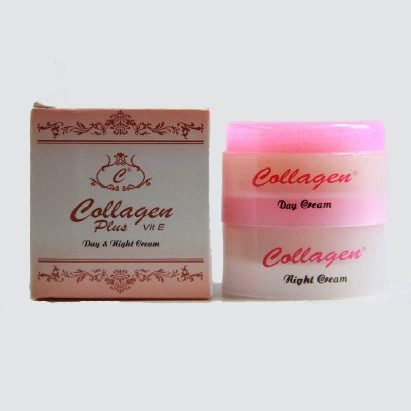 Collagen Plus Whitening Vit E Day Night Cream