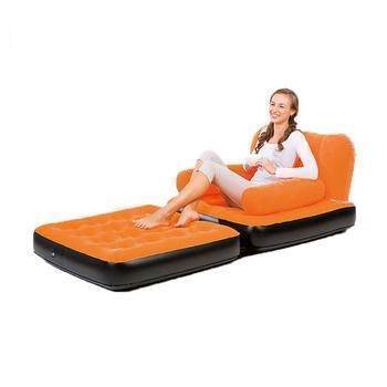 Original Best Way Inflatable Air Sofa Single Seater + Foot Rest