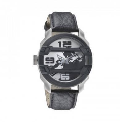 Fastrack Gray Leather Analog Watch for Men