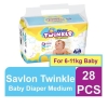 Twinkle Baby Diaper Medium 28pc