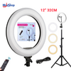 12'' AC Remote Control Ring Light  Live Broadcasting, photography, Self-portrait with Tripod for Smartphone