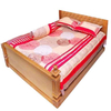 Biscuitcolor Printed Bed Sheet