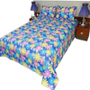 Murticolor Floral Printed King Size Bed Sheet