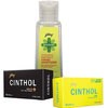 Godrej 50 ml Hand Sanitizer 2 pcs Cinthol Soap -Combo