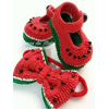 Watermelon Baby Shoes & Hair Band (18-24 months)