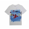 White Deep Sea Print Boys T-Shirt