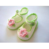Parrot green Baby Shoes (0-6 months)