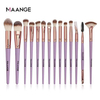 Maange 14pcs Purple Color Eye Makeup Brush set