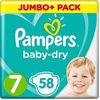 Pampers Baby Dry Jumbo Size 7  (15+ KG) (58 Pcs)