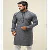 Gray Fashionable Cotton Panjabi For Men