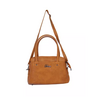 Brown PU Leather Designer Hand Bags For Women