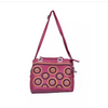 Dark Pink PU Leather Designer Hand Bags For Women