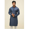 Light Blue Fashionable Cotton Panjabi For Men