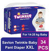 Savlon Twinkle Baby Pant Diaper XXL 34 pcs