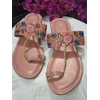 Indian Kolapuri Sandal For Ladies-Pink