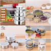 5 PIECE STAINLESS STEEL BOWL SET