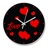 Valentine Thematic Wooden Board Wall Clock DCF-1037