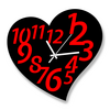 Valentine Thematic Wooden Board Wall Clock DCF-1033