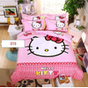 Big Hello Kitty Cotton Bed Cover With Comforter