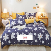 Navy Blue Cotton Bed Cover With Comforter