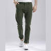 NZ-3108Slim-Fit Chino Gabardine Pants - Olive, Size: 30