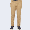 NZ-3104Slim-Fit Chino Gabardine Pants - Khaki, Size: 30