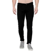 NZ-13020 Slim-fit Stretchable Denim Jeans Pant For Men - Deep Black