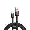 BASEUS Cable Cafule For Lightning 1.5A 2M RED+BLACK (CALKLF-C19)