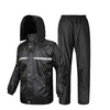 Sikander- Heavy Duty Waterproof (Single Layer Seam Taping) Raincoat L Size Black Color for Men/Boy's