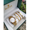 Rolex Stylish Beautiful ladies watch Golden