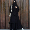 Irani Queen Stylish Abaya Black Full Set, Size: 36
