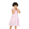 Girls Summer Frock Cotton & Net Pink, Baby Dress Size: 2 years