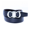 safa leather-  Men's Artificial Leather Black Belt with Stylish Buckle
