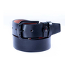 safa leather-Full Black Artificial Leather Men's Belt
