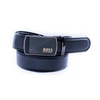 Safa leather-Black Artificial Leather Belt For man
