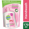 Dettol Handwash Skincare 170ml Refill,pH-Balanced Liquid Soap with Moisturizers