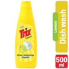 Trix Dishwashing Liquid 1L Bottle Lemon Fragrance for Scratch-Free Sparkling Clean Dishes, removes grease stains with power-rich thick foam