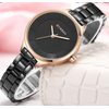 CURREN 9015 Women's Watch Luxury Stainless Steel Ladies Watch - Black